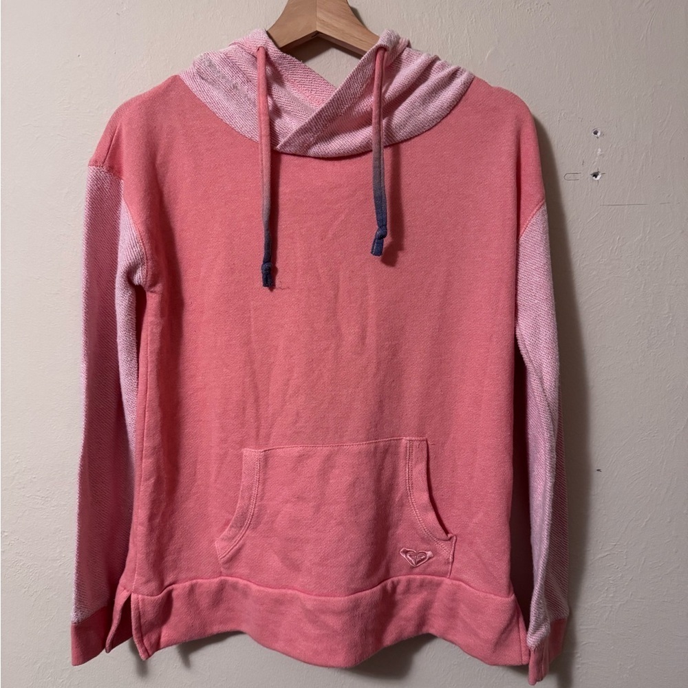 Roxy pink hooded sweatshirt Size XS